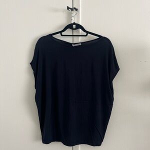 Zara Navy Blouse